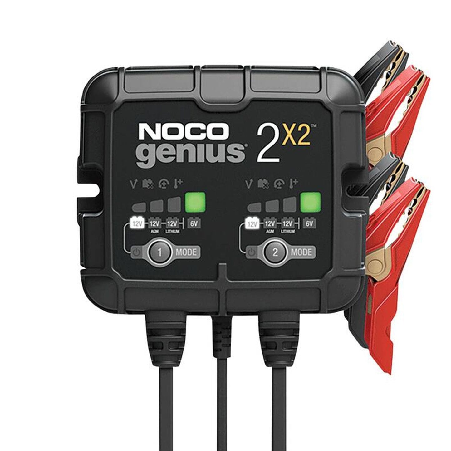 NOCO GENIUS2X2 6V/12V 4A 2-Bank Battery Charger