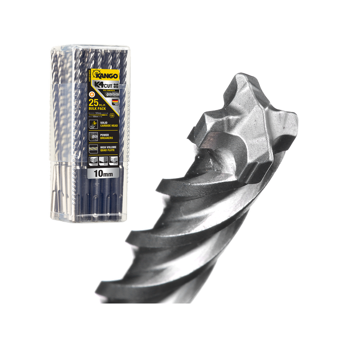 Kango K4 10mm x 165mm SDS Plus Drill Bit - 25 Pack