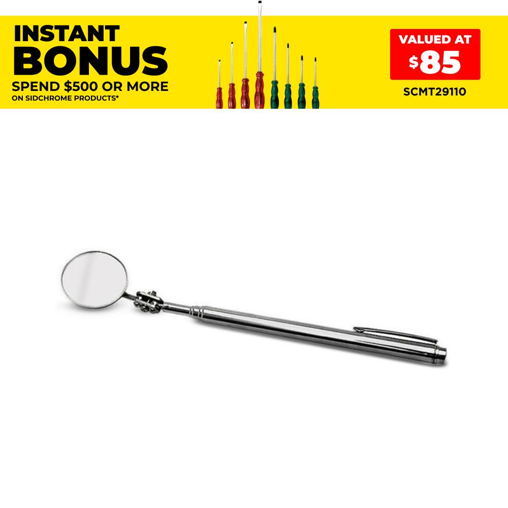 Sidchrome SCMT70180 Small Telescopic Inspection Mirror