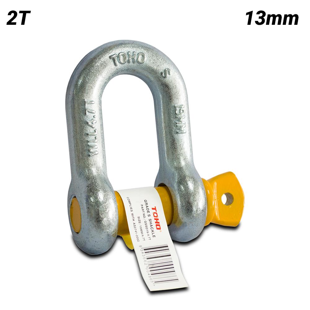 Toho GSSD13-2.OT 2T 13mm Grade S Screw Pin Dee Shackle