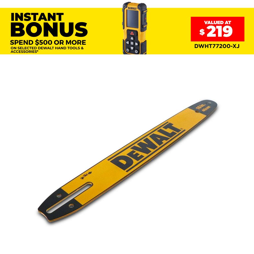 DeWalt N594320 406mm (16") Chainsaw Replacement Bar