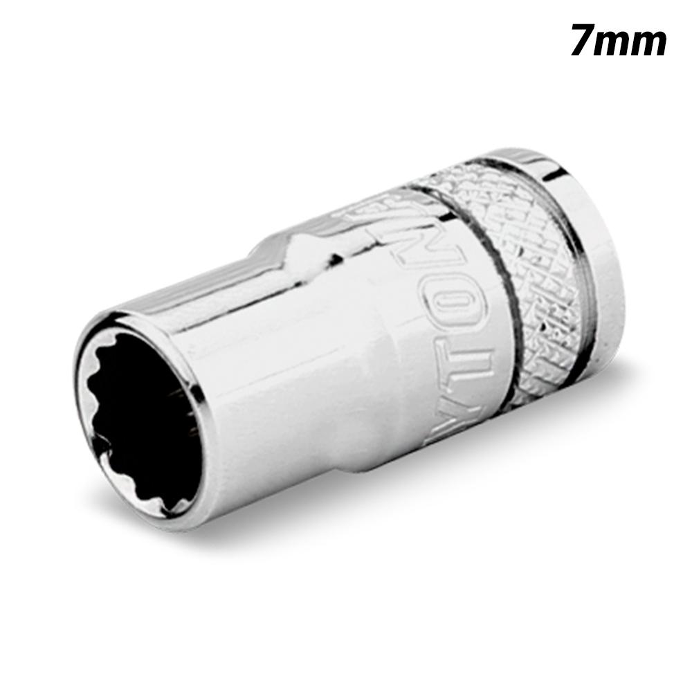 Daytona D147SS 1/4" Drive 12 Point 7mm Metric Socket