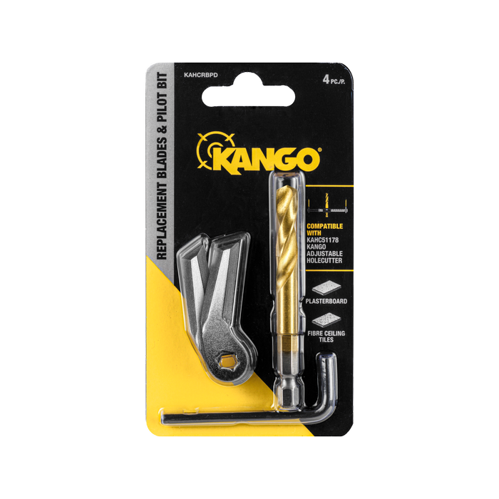 Kango Adjustable Hole Cutter Replacement Blades And Pilot Bit