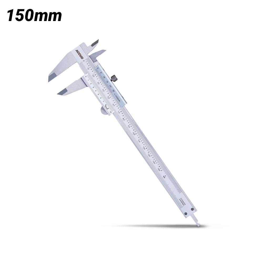 Accud AC-120-006-12 150mm (6") Dual Scale Vernier Caliper