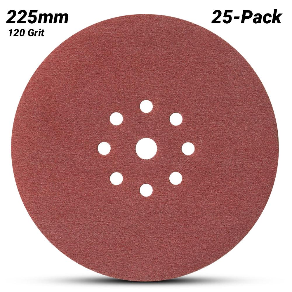 Makita B-68404 25-Pack 225mm (8-3/4") 120 Grit Drywall Sanding Disc