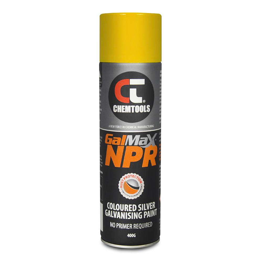 Chemtools CT-YSG-400 400g NPR Safety Yellow Galvanising Aerosol Paint
