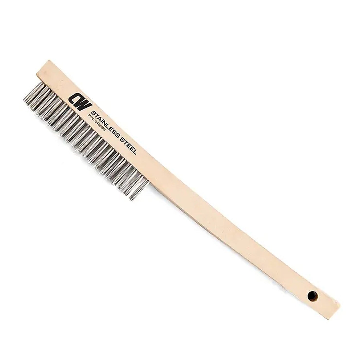 Cigweld Stainless Steel Wire Brush Curved Handle 646SSB
