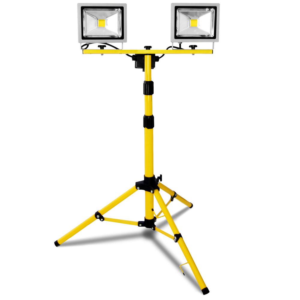 Bayer BOSS20WT 20W LED Flood Lights and Tripod Pack