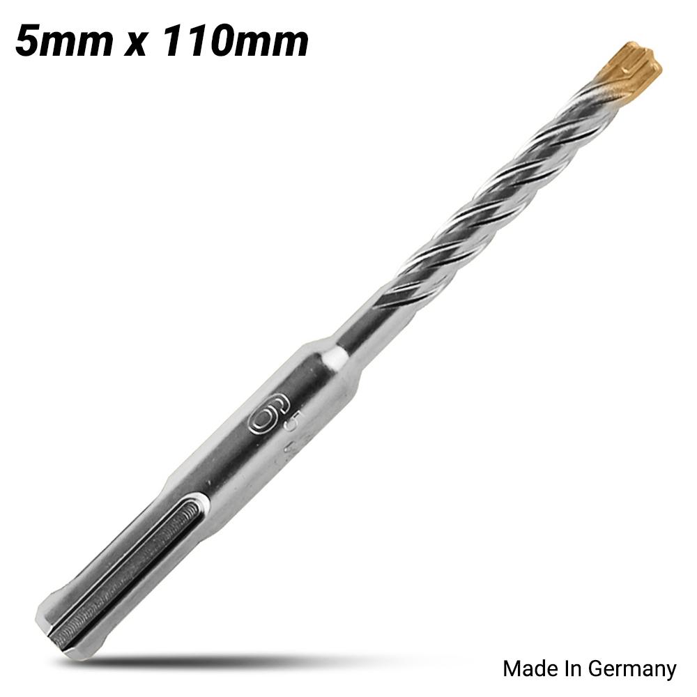 Xtorque X51104 Platinum SDS PLUS 5mm x 110mm Platinum 4 Cutter Drill Bit - MADE IN GERMANY