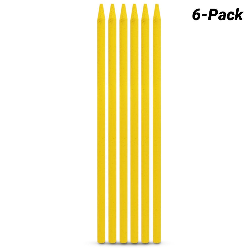 Bleispitz 1409 6pce Allwriter Yellow Lead Refill To Suit 1379 Deep Hole Marker - MADE IN EUROPE