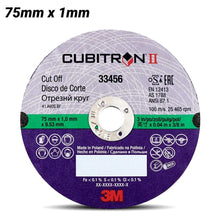 3M 33456 75mm x 1mm Cubitron II Cut-Off Wheel