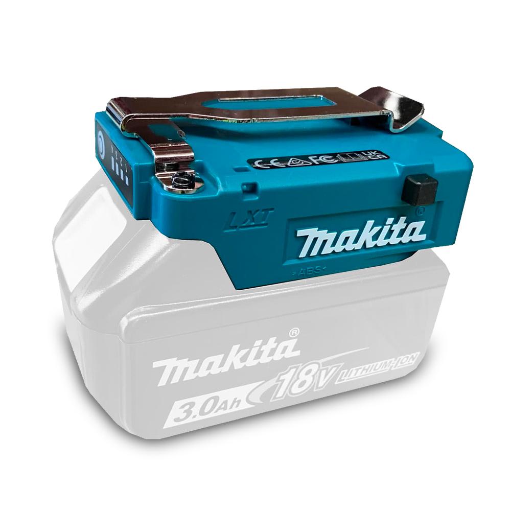 Makita KIT-TD00000111 18V LXT Li-ion Cordless Battery Adapter/Holder to suit Fan Vest with USB Port - Skin Only