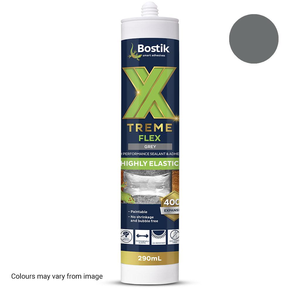 Bostik 30610797 Xtreme Flex 290ml High Performance MS Sealant & Adhesive Cartridge - Grey