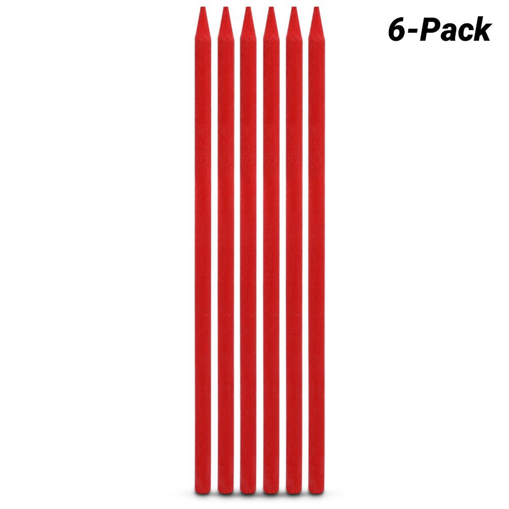Bleispitz 1393 6pce Allwriter Red Lead Refill To Suit 1379 Deep Hole Marker - MADE IN EUROPE