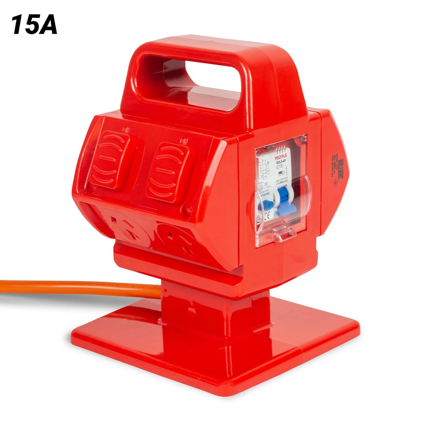 Bayer B15A53 Heavy Duty 15AMP 240V Quad Outlet Weatherproof Power Safety Box