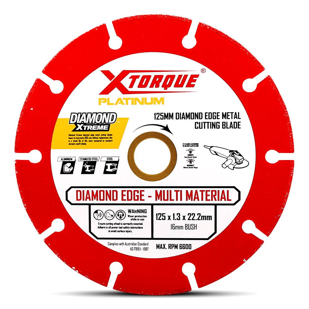 Xtorque XM125 Platinum 125mm (5") Platinum Diamond Edge Metal Cutting Blade