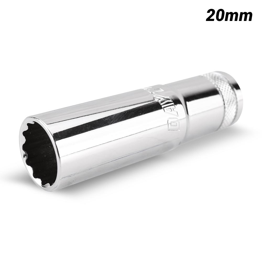 Daytona D1220DS 1/2" Drive 12 Point 20mm  Metric Deep Socket