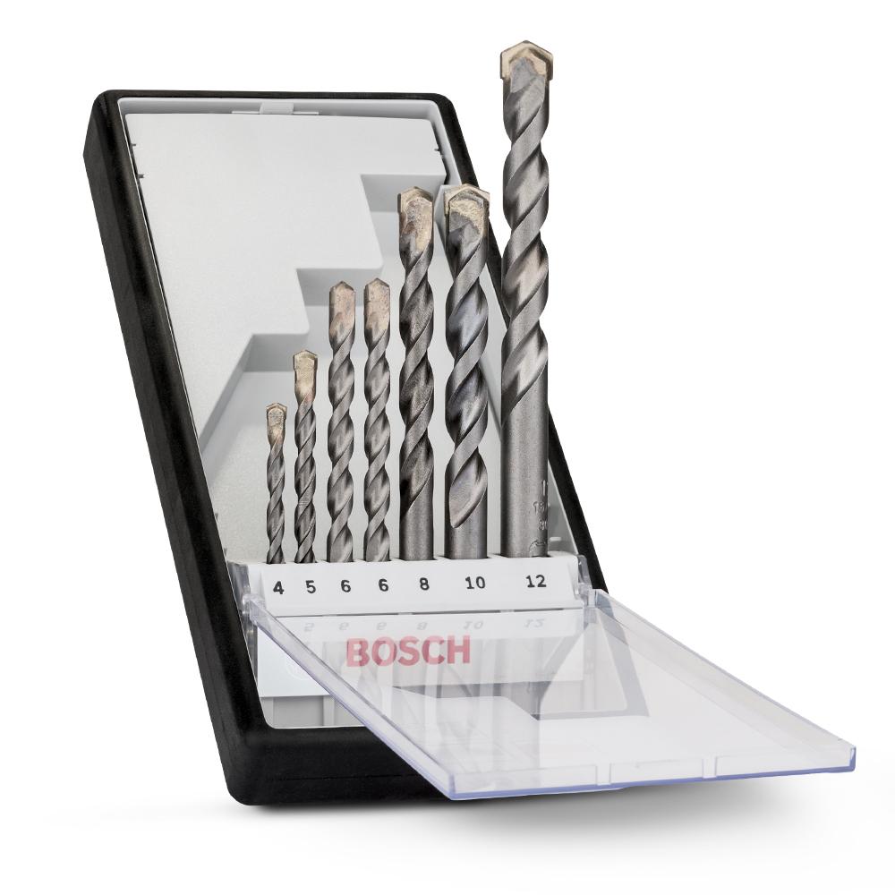 Bosch STEINBOHRER (2.607.010.545) 7pce 4mm-12mm CYL-3 Masonry Drill Bit Set