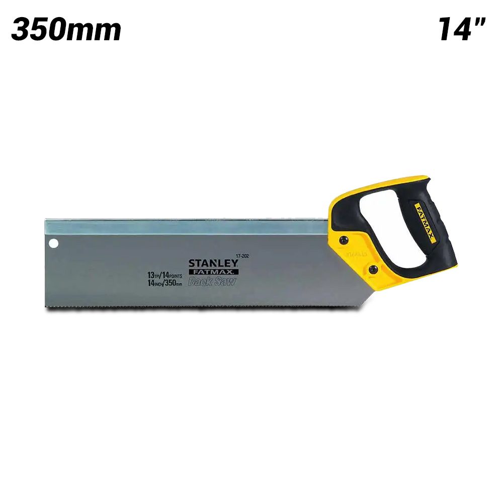 Stanley 2-17-202 FatMax 350mm (14") 13TPI Fine Cut Back Saw