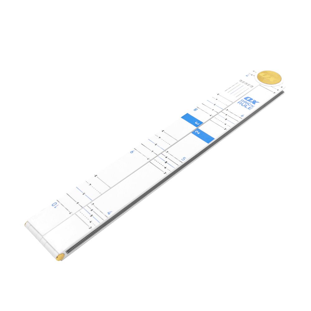 OX Tools OX-P509013 PRO 1200mm Metric Tuff Rule - White | Brick Gauge