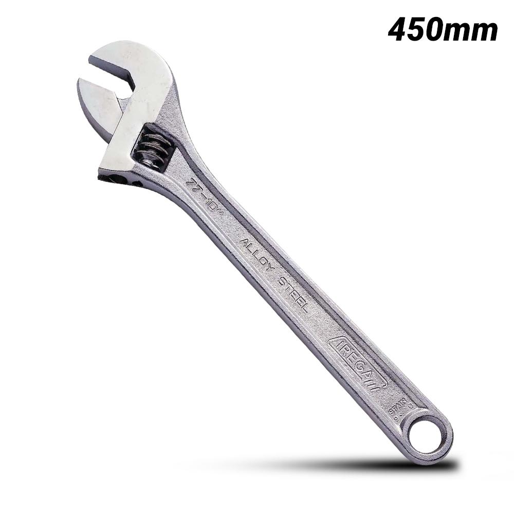 Irega 7718 450mm (18") Adjustable Wrench Chrome