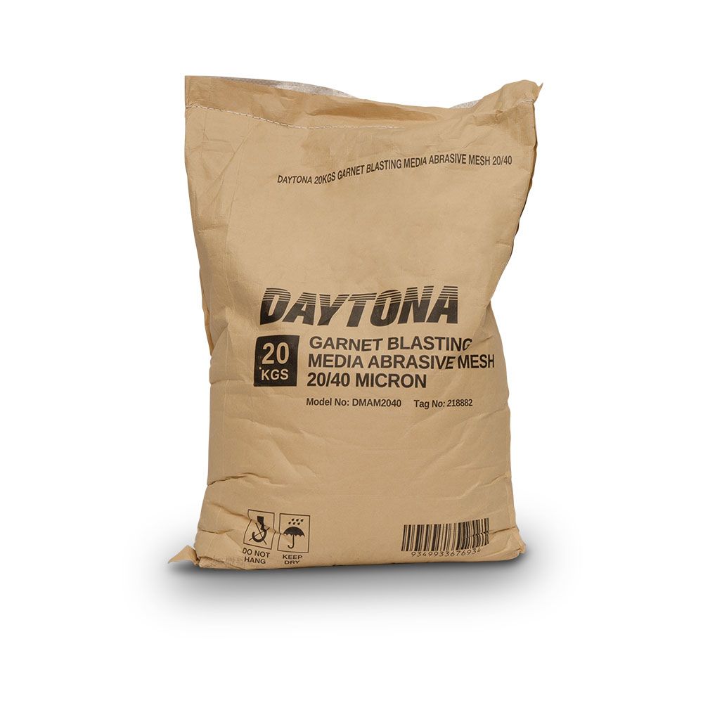 Daytona DMAM2040 20kg Garnet Blasting Media Abrasive Mesh 20/40 Micron