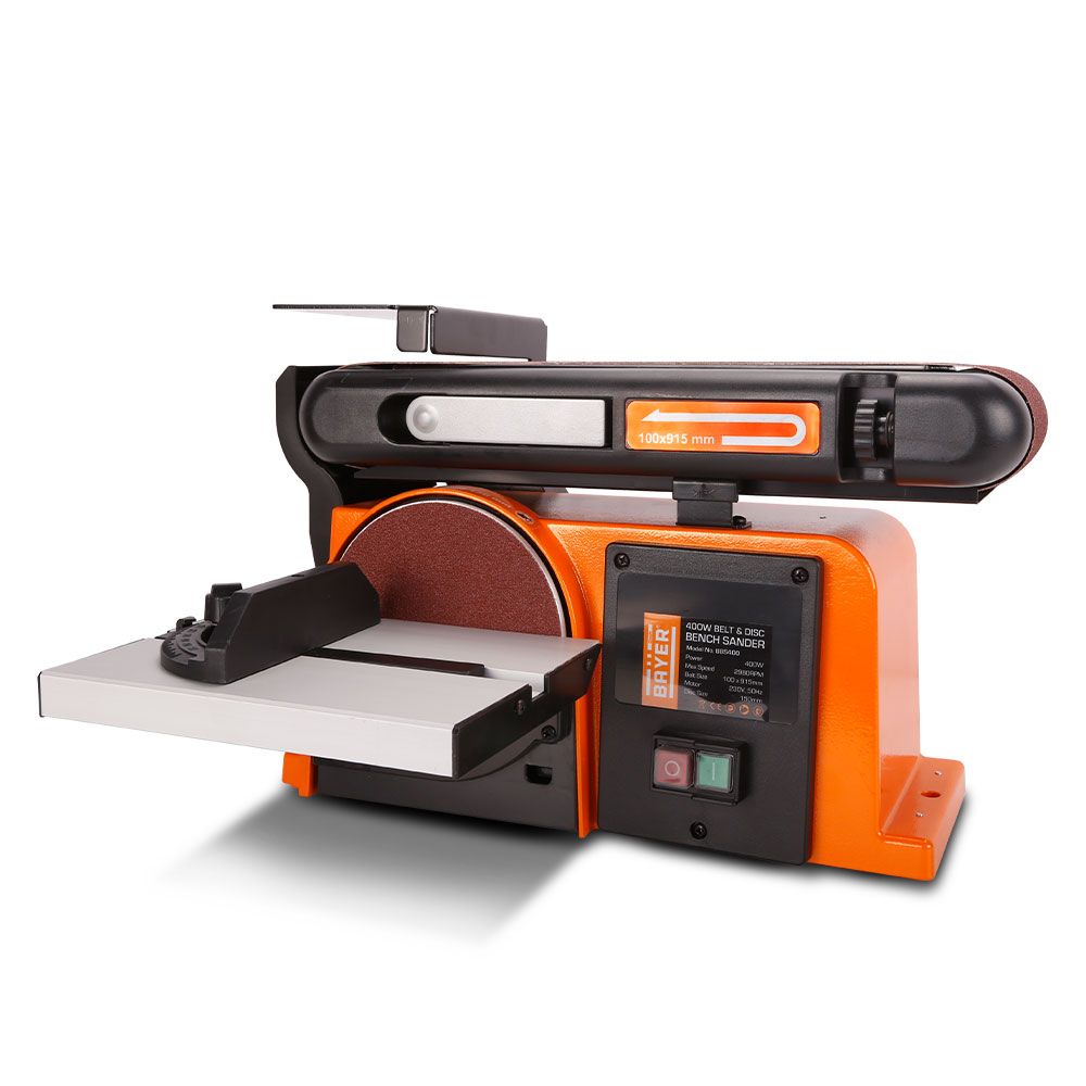 Bayer BBS400 400W 2-In-1 Belt & Disc Bench Sander