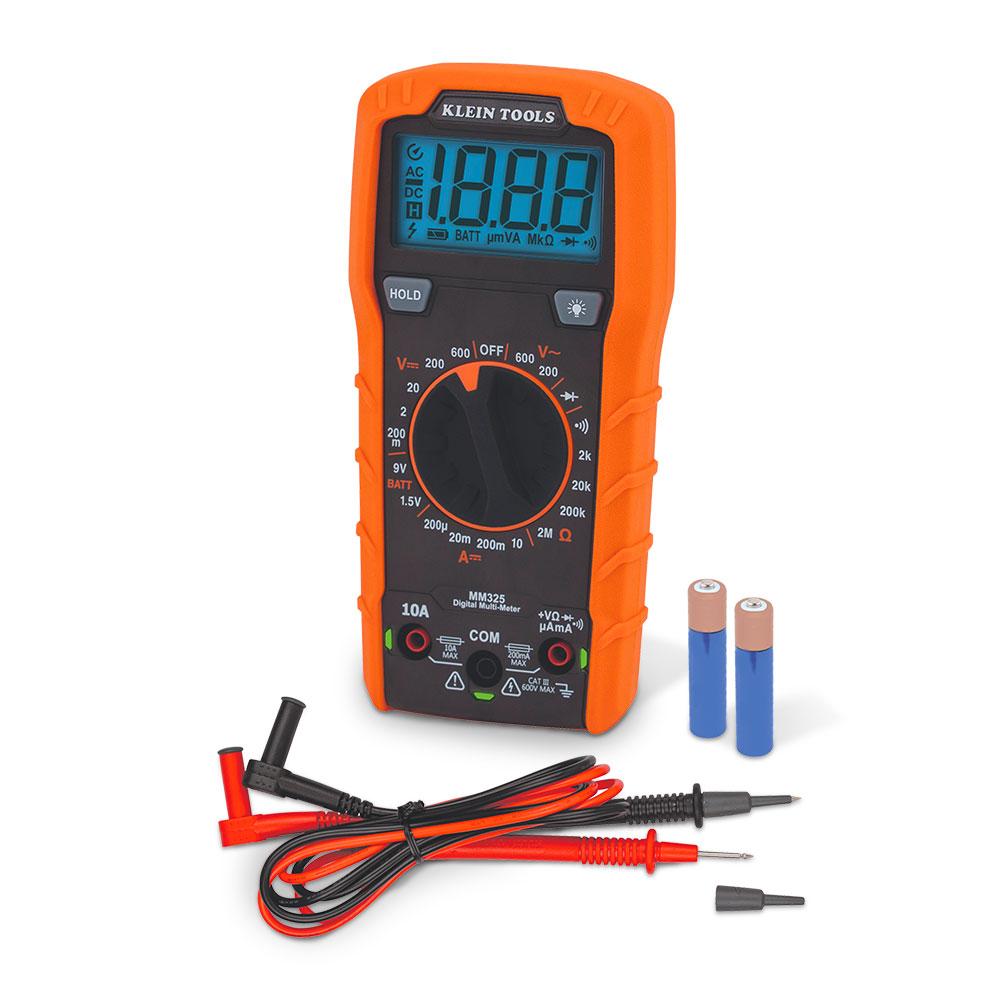 Klein A-MM325 600V Manual-Ranging Digital Multimeter