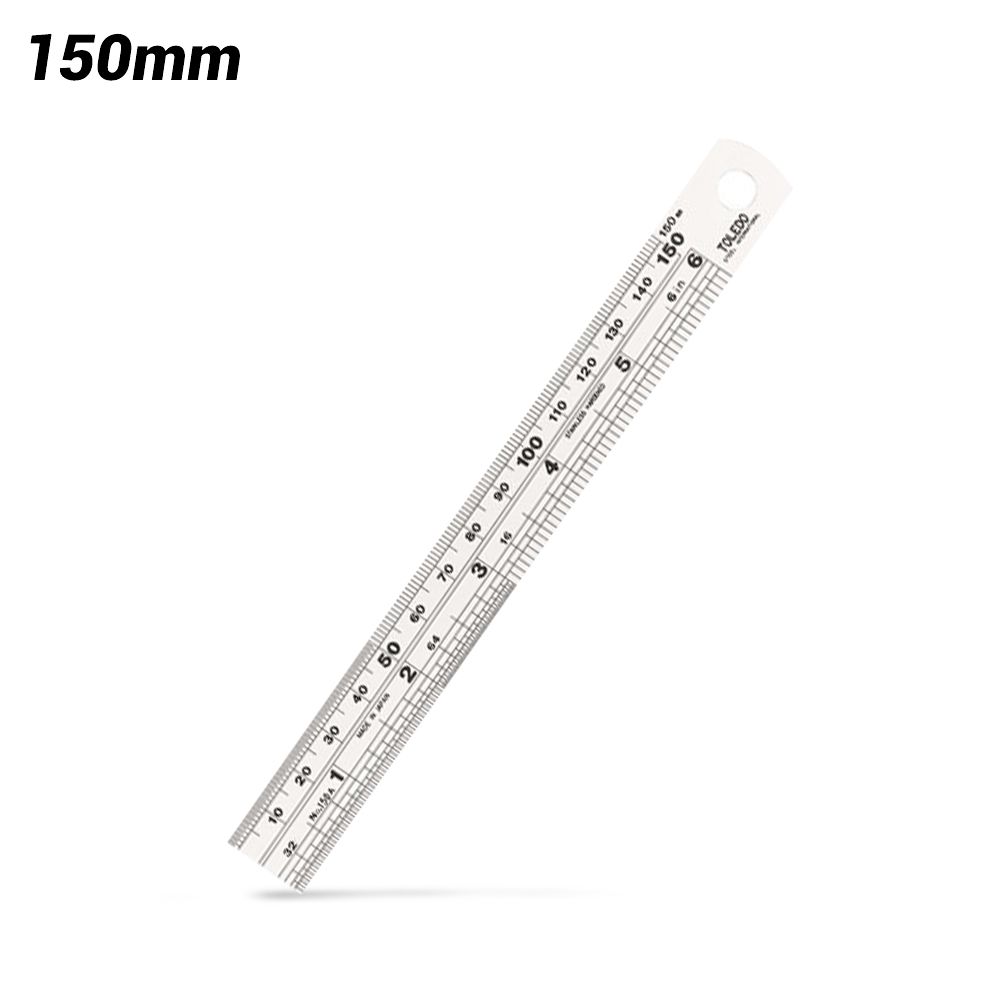 Toledo 150A6 150mm Stainless Steel Metric & Imperial Single Sided Rule