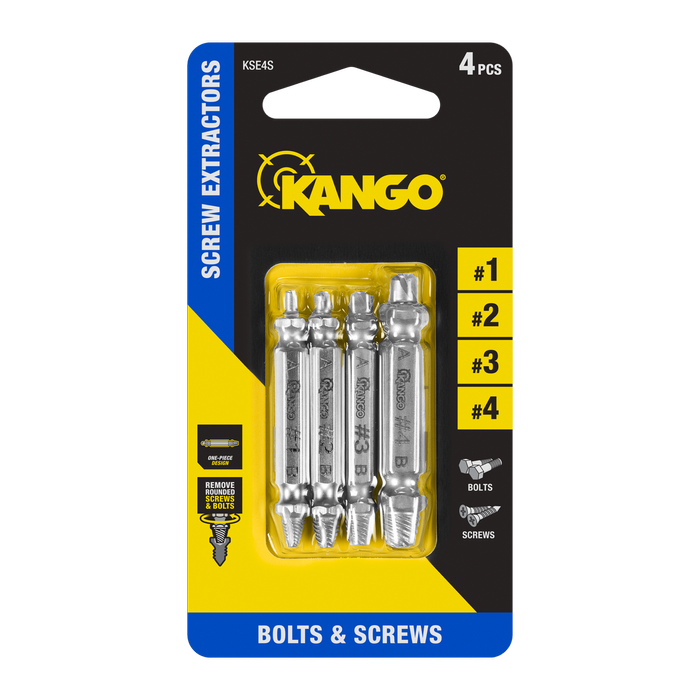 Kango 4 Piece Screw Extractors