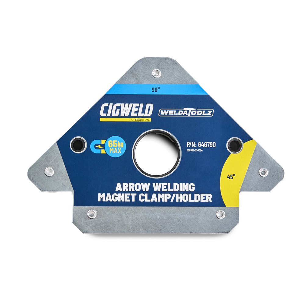 Cigweld 646790 WeldaToolz 65kg Force Arrow Magnet