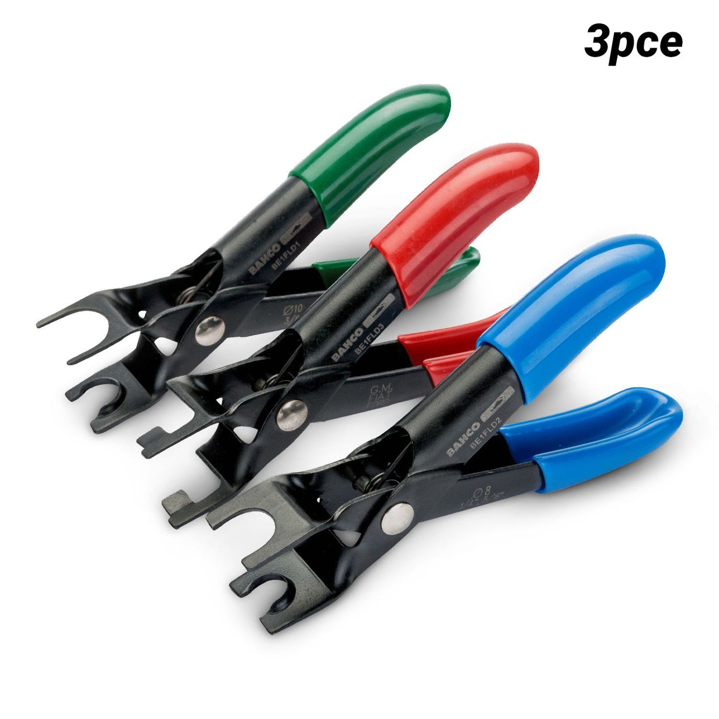 Bahco BE1FLDS 3pce Fuel Line Disconnecting Pliers Set