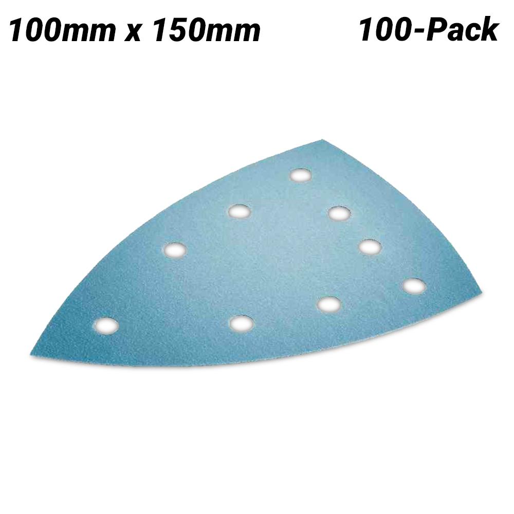 Festool STF DELTA/9 P120 GR/100 (577546) 100-Pack 100mm x 150mm P120 Grit Granat Abrasive DELTA Sheets