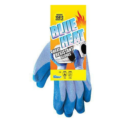TGC Blue Heat Resistant Gloves Medium 710402