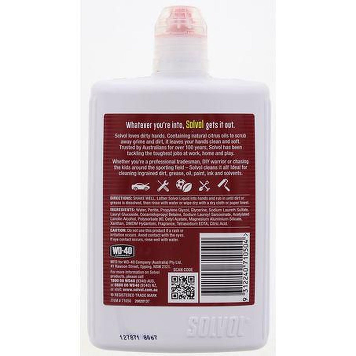 Solvol Hand Cleaner Liquid 500ml 71150