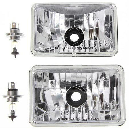 Narva Semi Sealed Beam Rectangle 165x100mm H4 60/55W Kit 72018