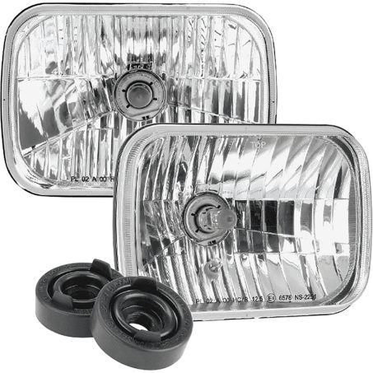 Narva Semi Sealed Beam Rectangle 200x142mm H4 Conversion Kit 72026