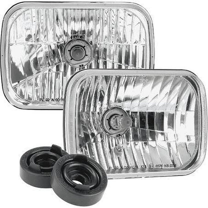 Narva Semi Sealed Beam Rectangle 200x142mm H4 Conversion Kit 72026