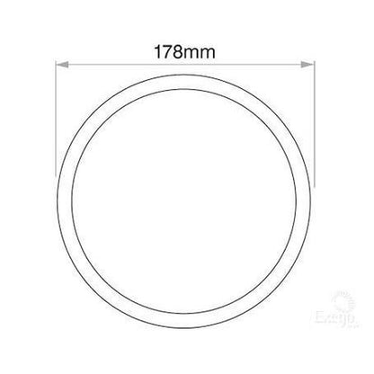 Narva Semi Sealed Beam Round 178mm H4 Kit 12/24V 72040