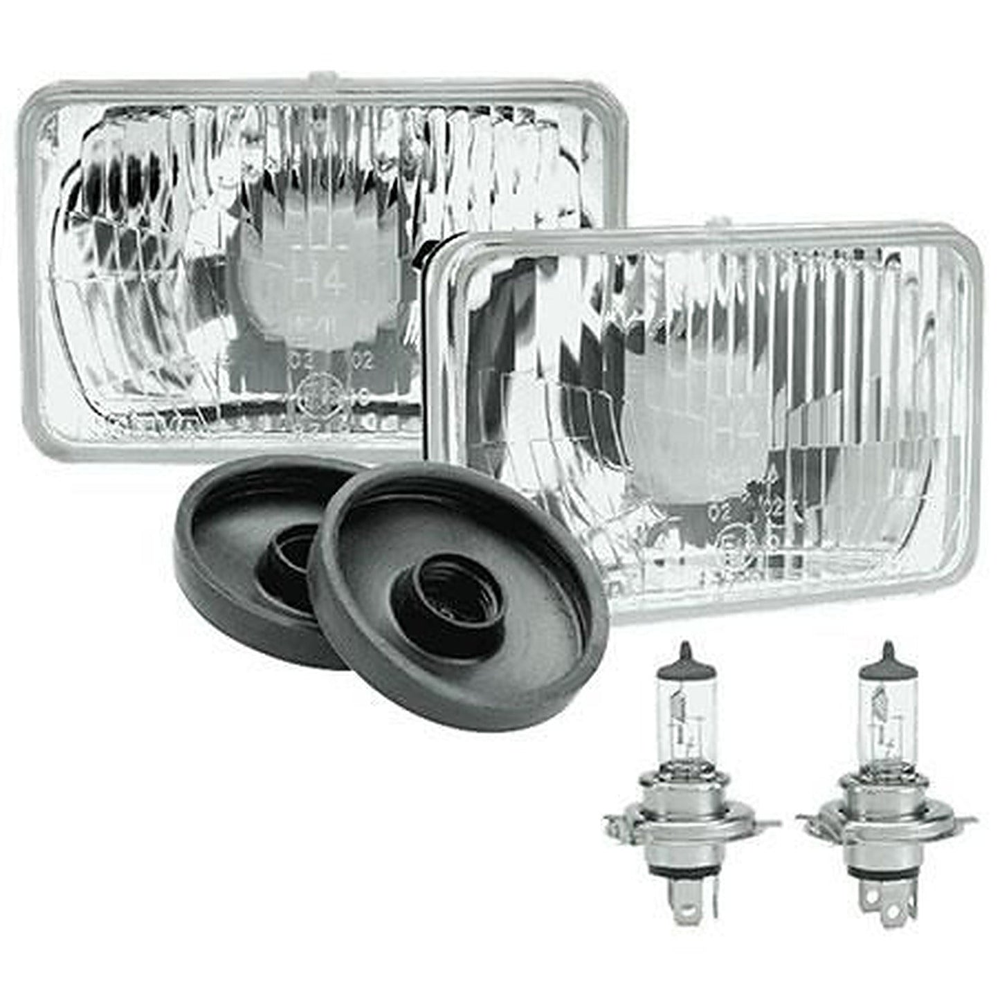 Narva Semi Sealed Beam Rectangle 165x100mm H4 Kit 72070
