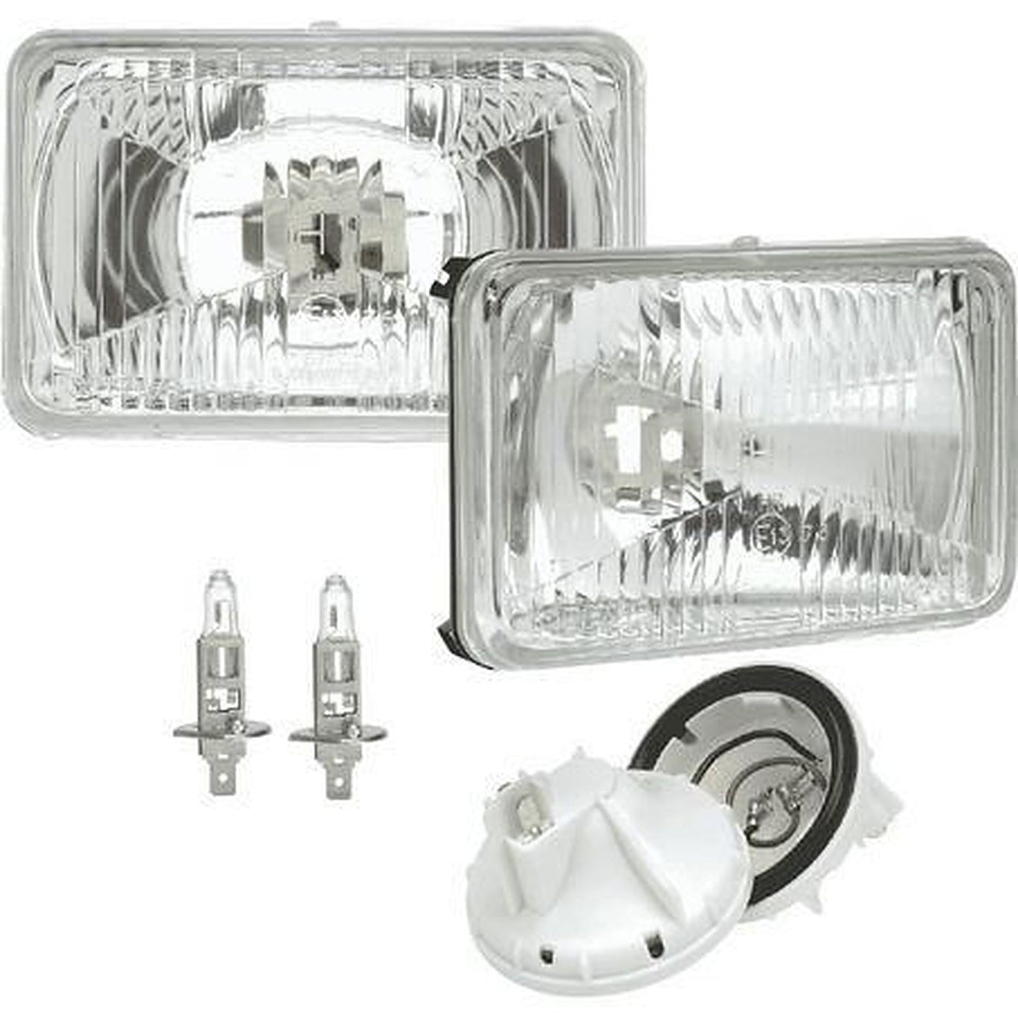 Narva Semi Sealed Beam Rectangle 165x100mm H1 Kit 12/24V 72080