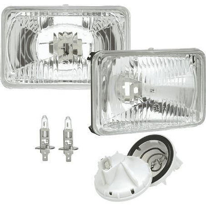 Narva Semi Sealed Beam Rectangle 165x100mm H1 Kit 12/24V 72080