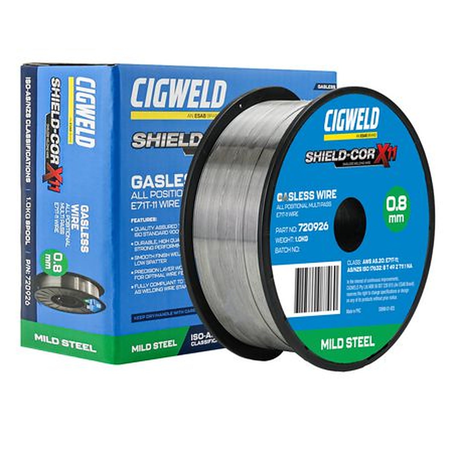 Cigweld Shield-Cor X11 Gasless Wire 0.8mm 1.0kg 720926