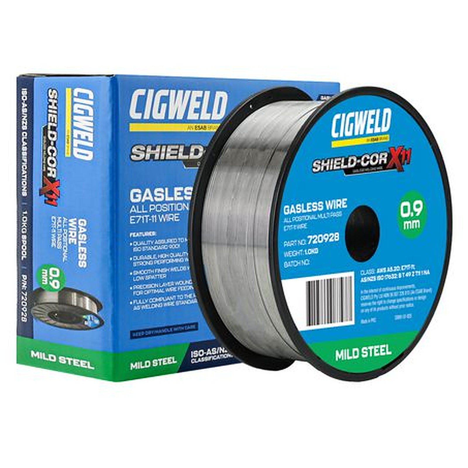 Cigweld Shield-Cor X11 Gasless Wire 0.9mm 1.0kg 720928