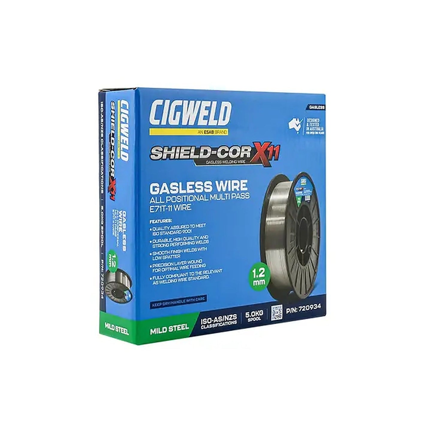 Cigweld Shield-Cor X11 Gasless MIG Wire 1.2mm 5kg E71T-11 720934