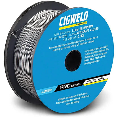 Cigweld Autocraft AL5356 Aluminium MIG Wire 1.0mm 0.5kg 721224