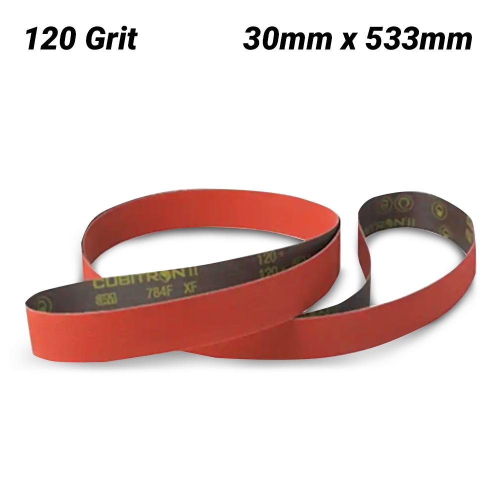 3M AC019429151 (784F) 30mm x 533mm Cubitron II 784F 120 Grit Belt