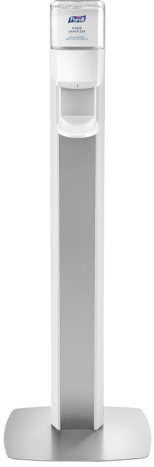 Purell Messenger ES8 Graphite Floor Stand with Silver Panel