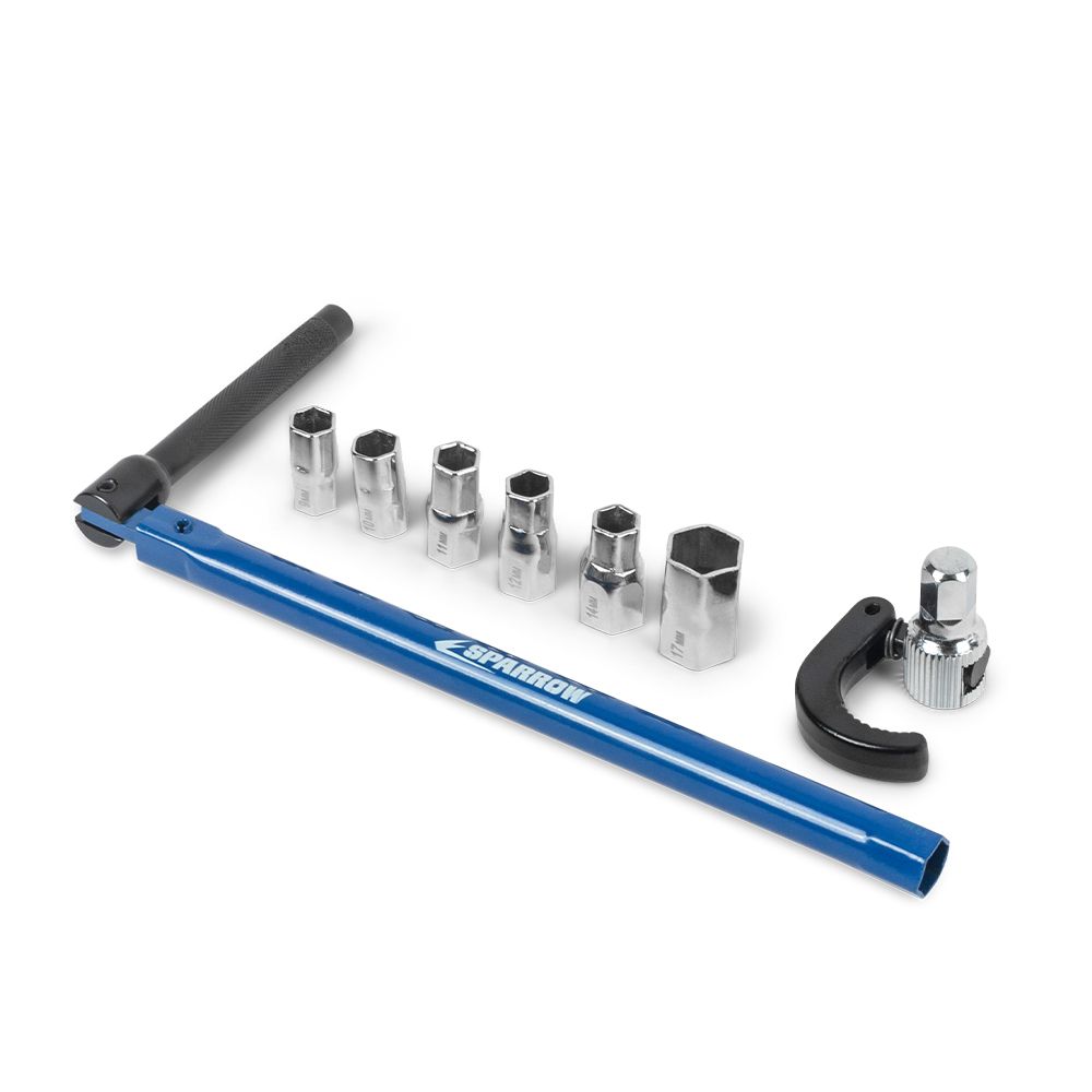 Sparrow SBW1332 8pce Exchangeable Jaw Basin Wrench