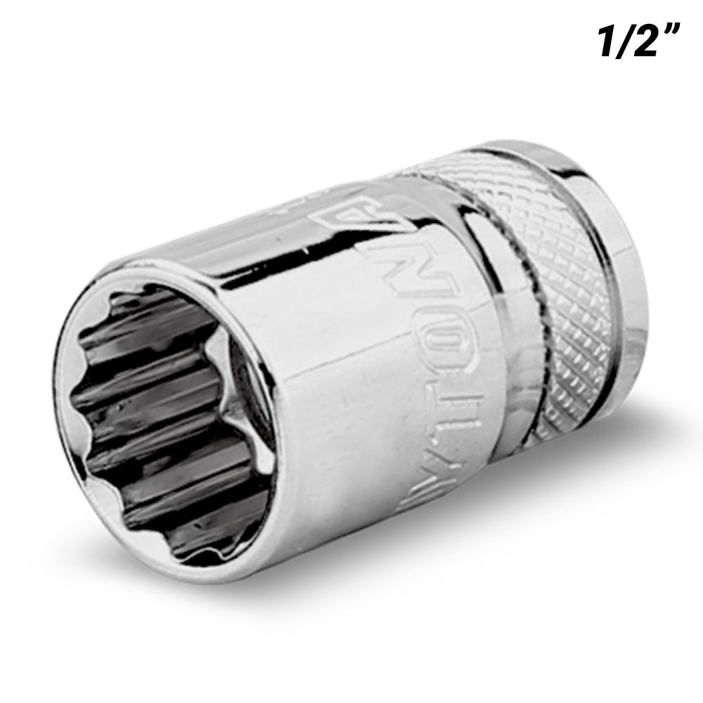 Daytona DI3812SS 3/8" Drive 12 Point 1/2" AF Imperial Socket